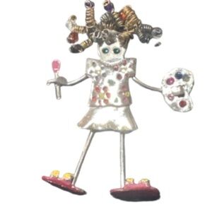 GANZ artist brooch/pendant